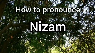 Download Lagu How to Pronounce Nizam MP3 Download Lagu How to Pronounce Nizam MP3