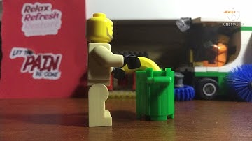 Lego Good Idea And Bad Idea 4: Trash Can 2: Banana Peel (2022) (Animation)