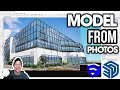 Modeling from photos in sketchup using match photo and lattice maker