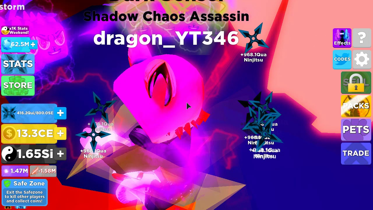 💥X1,000 STATS! ⚡Ninja Legends NEW UPDATE NINJA LEGENED RANK UP