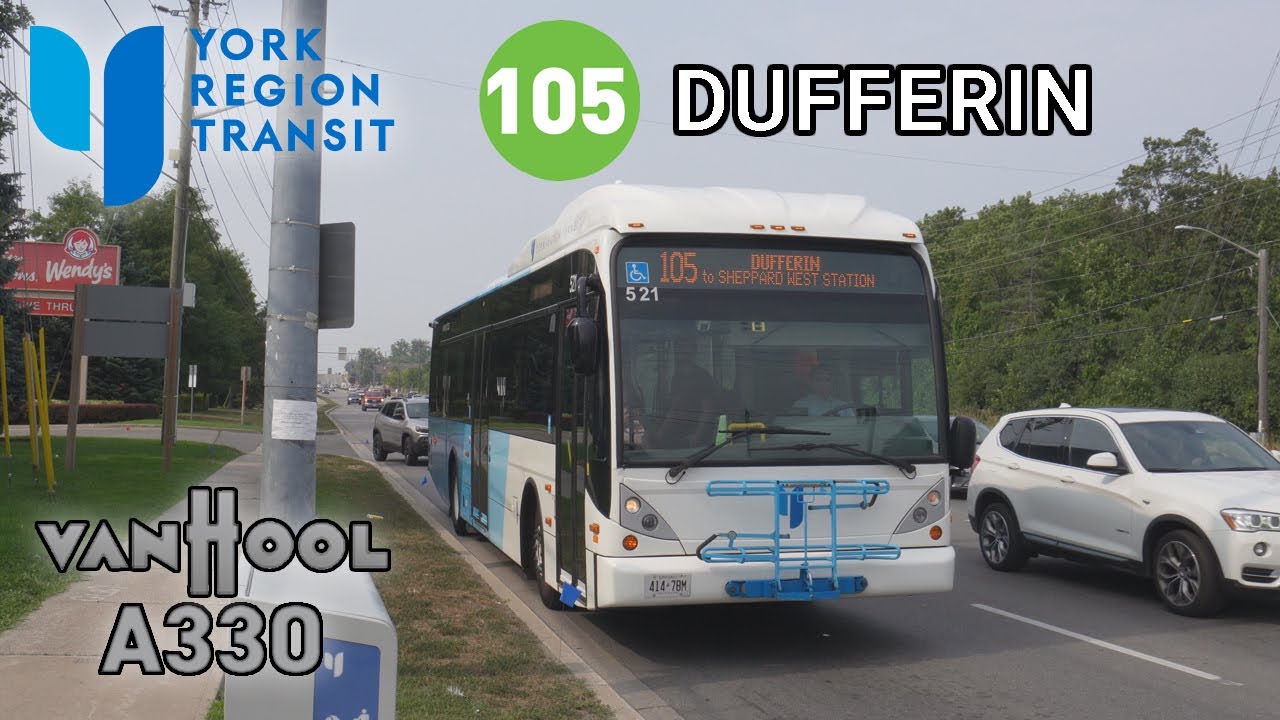 YRT Van Hool A330 521 Bus Ride