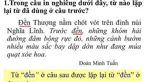 Tuần 25 - Môn luyện từ và câu lớp 5 - Bài  liên kết các câu trong bài bằng cách lập từ ngữ