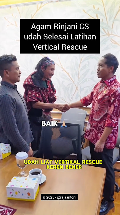 Agam Rinjani CS Selesai Pelatihan Vertical Rescue di Skygers Indonesia