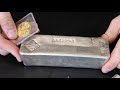 Unboxing 100 oz Silver Bar and Gold