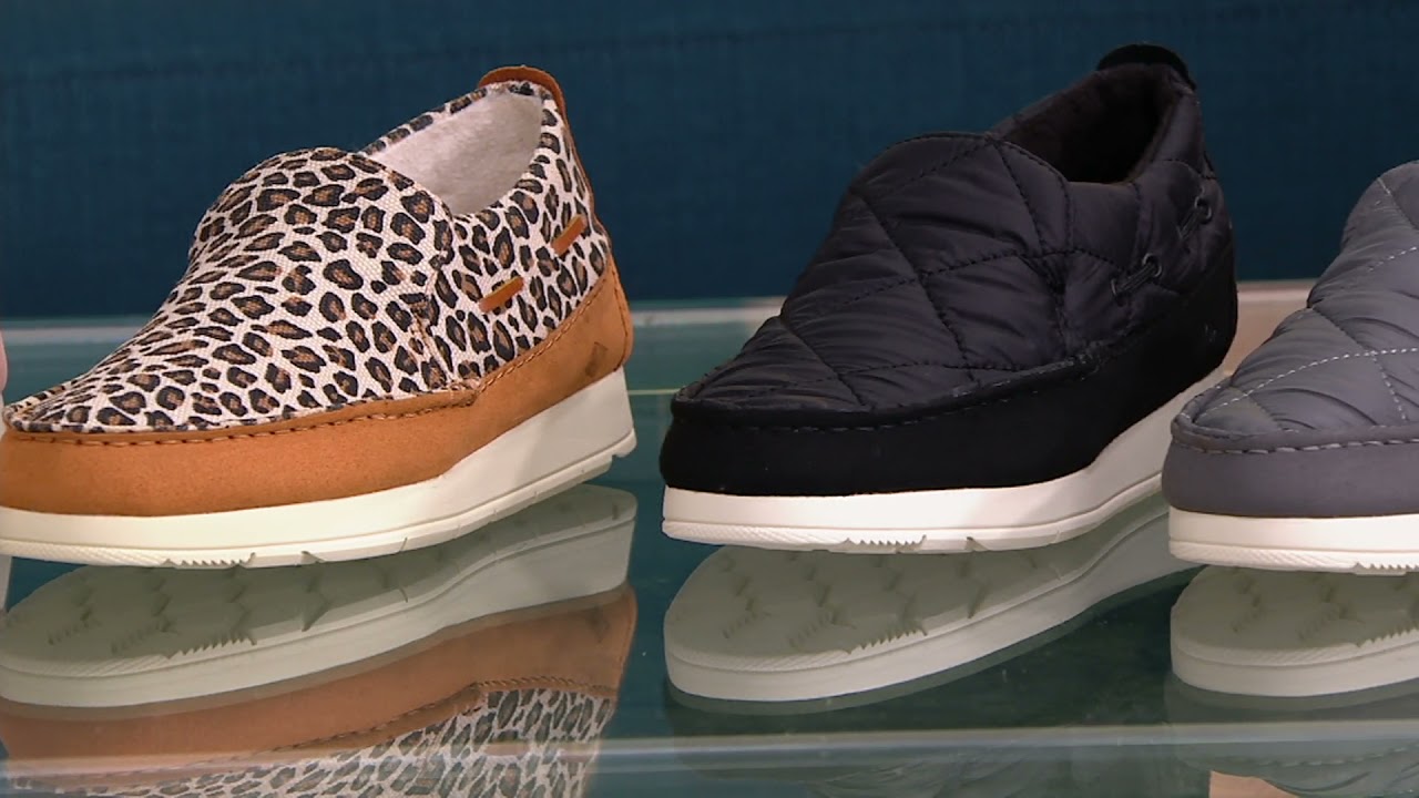 ★MAC MOC★ Molly PVC Summer Slippers 4 Colors 55cm Sperry Indoor/Outdoor Moc-Sider Nylon Slip-On Shoes on QVC