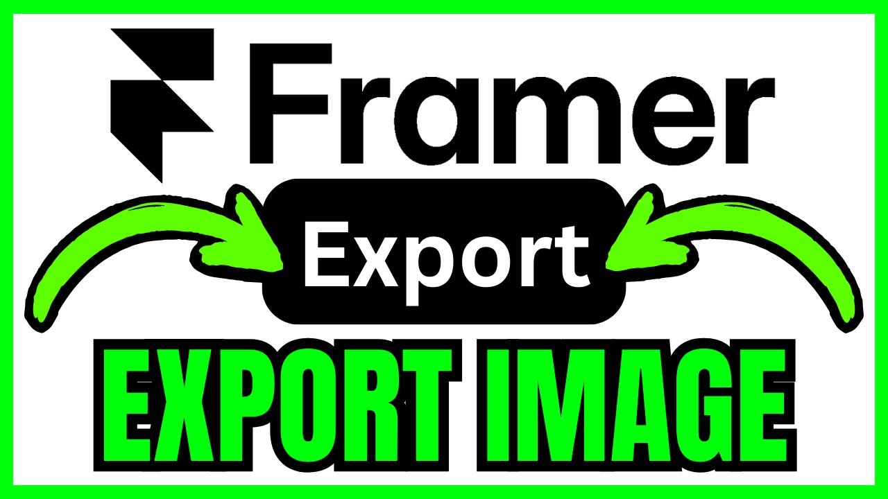 How To EXPORT IMAGE In Framer (QUICK & EASY) 2026 - YouTube
