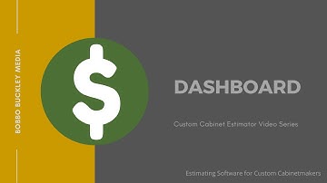 02-Custom Cabinet Estimator-Dashboard