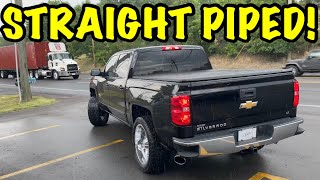 2018 Chevy Silverado 5.3L V8 w/ True Dual Straight Pipe!
