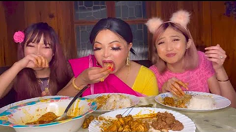 Mukbang with Palheibi|| Northeast Manipur || Kathr...