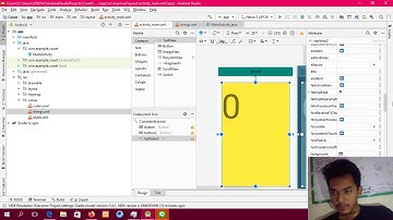 1202174003 || 01.2 Part A:Your first interactive UI, 01.2 The layout editor, Text and scrolling view