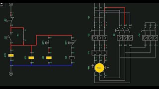 الحلقة الخامسة في دائرة ستار دلتا علي برنامج الرسم الكهربي simurelay|أتعلم كهرباء