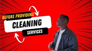Providing cleaning services for property management companies