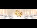 Heavenly Gold &amp; Champagne LED Backdrop | Elegant Flowing Waves Panoramic Animation