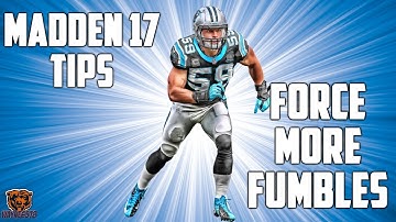 MADDEN 17 DEFENSIVE TIPS: HOW TO TACKLE AND STRIP THE BALL - FORCE MORE FUMBLES!