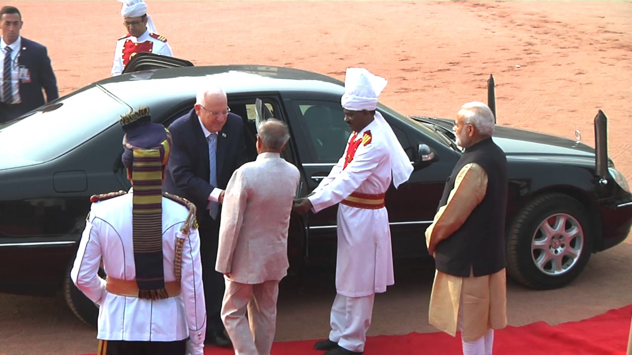 Ceremonial welcome of President Reuven Rivlin of Israel