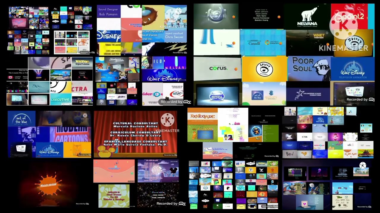 All tv shows credits remix