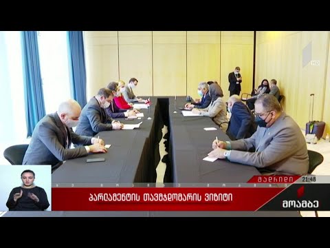 პარლამენტის თავმჯდომარის ვიზიტი