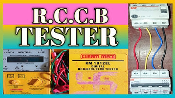 R.C.C.B TESTER,Digital E.L.C.B Tester,