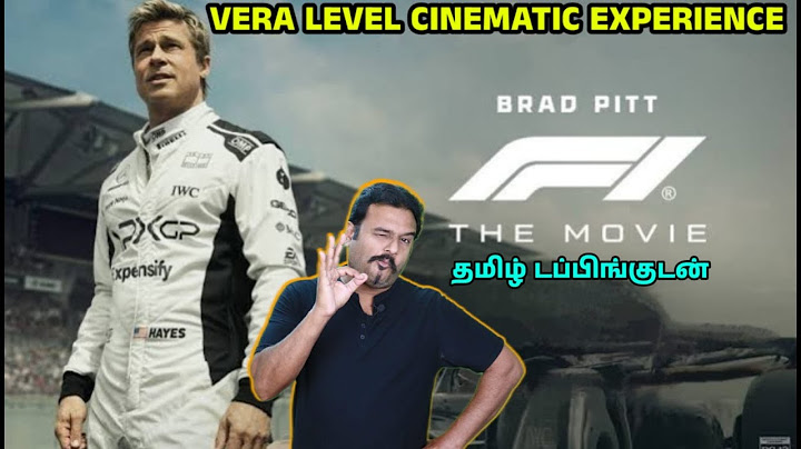 F1 Movie Review by Filmi craft Arun | Brad Pitt | Damson Idris | Joseph Kosinski | Ehren Kruger