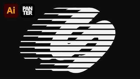 How to Make Text Made of Halftone Lines in Illustrator