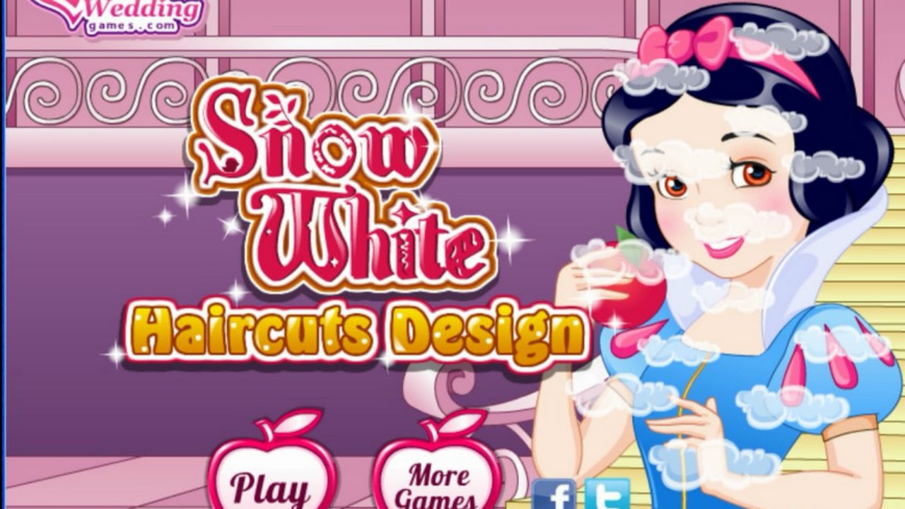 Real Haircut Game-Princess-Barbie-Snow White-10-10-10-10-Girls Game