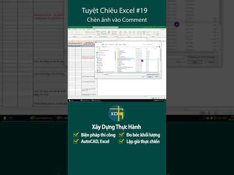 Mẹo chèn ảnh vào comment trong Excel | Mẹo thủ thuật Excel #19