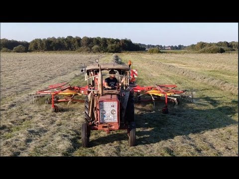 Grasmähen 2012 Heuwerbung letzte Runde auf der Wiese