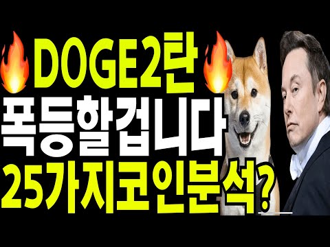   리플 비트코인 도지코인 스페셜2탄 KLAY다음 DOGE 가 폭등할겁니다 왜냐면 알트코인30가지 종합분석