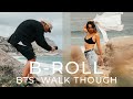 BEGINNER vs PRO B ROLL of a MODEL - BTS WALK THROUGH