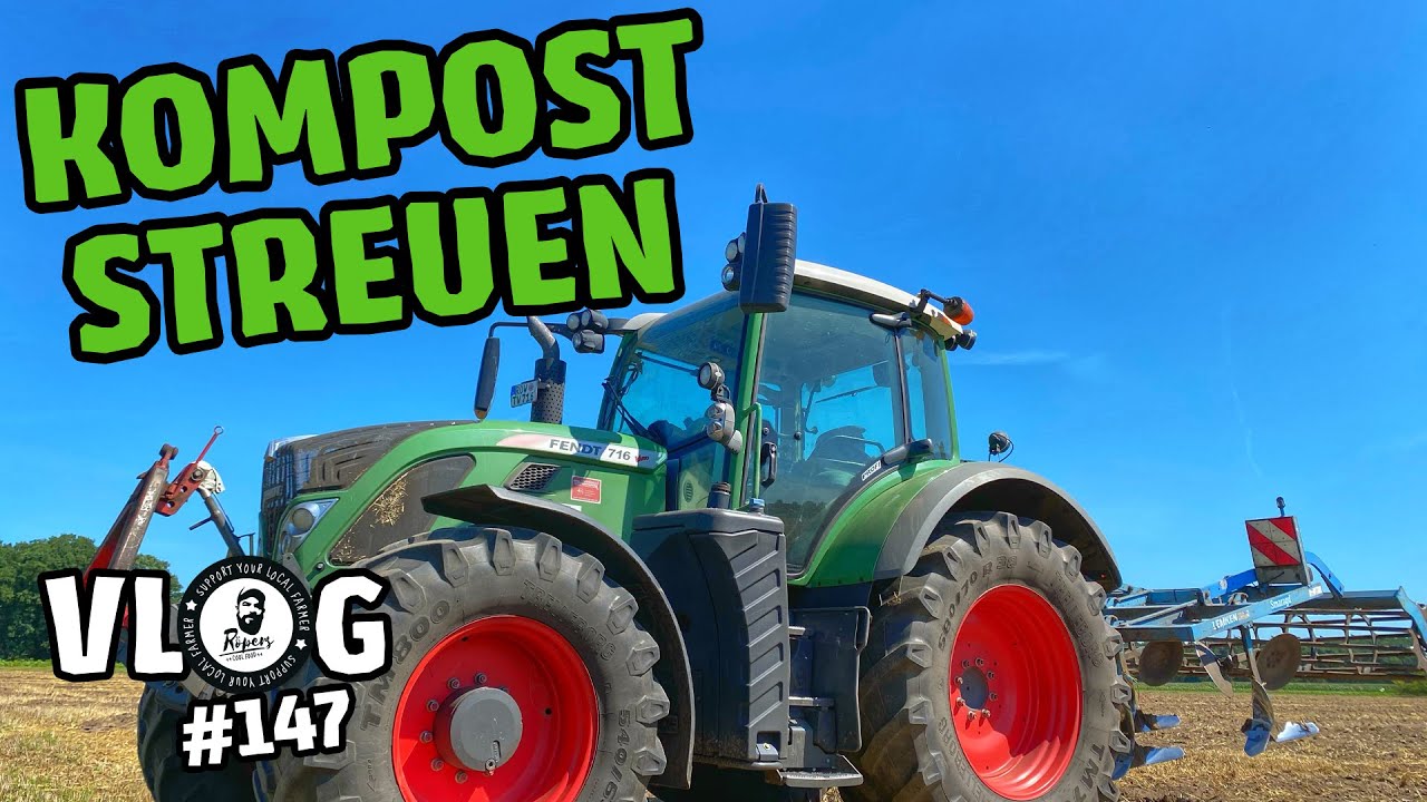 farmVLOG 147: Der Kompost wird ausgestreut