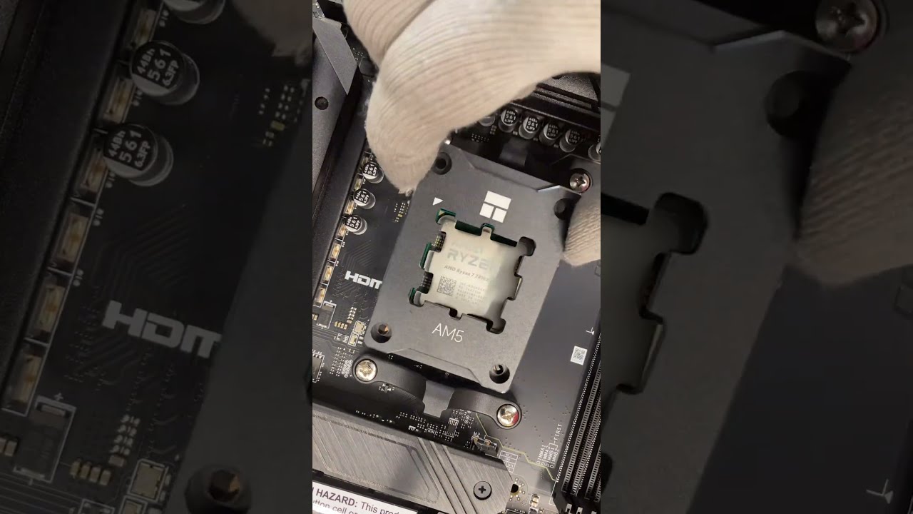 CPU AMD Ryzen 7 7800X3D & msi x670e mobo - YouTube