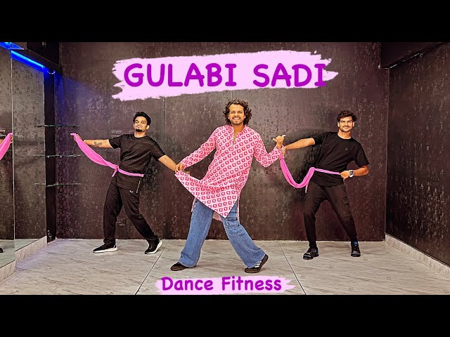 Gulabi Sadi | Dance Fitness #ajdancefitchoreography | Akshay Jain #ajdancefit class=