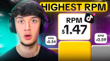 How To Get The HIGHEST RPM On TikTok (Creator Rewards Program)