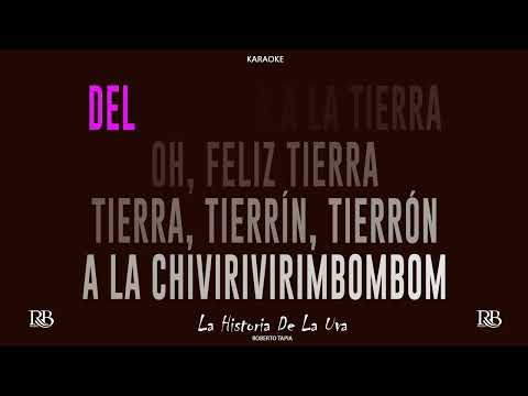 La Historia De La Uva - Roberto Tapia (Karaoke)