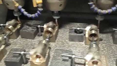 Multi-spindle faucet peeling CNC machine for faucet manufacturers