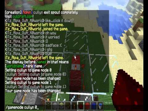 water operated bud switch redstone design