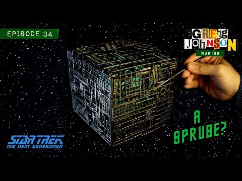 Making a Borg cube out of sprues