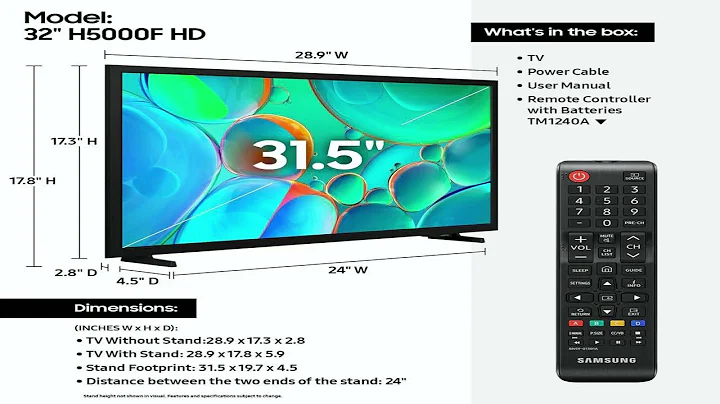 Review: SAMSUNG 32-Inch Class HD H5000F 2025 Model Smart TV