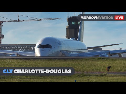 Plane Spotting LIVE 🔴 CLT Charlotte-Douglas International | 9-11-2025