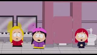 Cartman takes a sh*t in the girls bathroom *South Park funny moments*