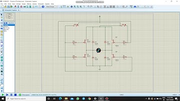 H - Bridge using JFET in Proteus