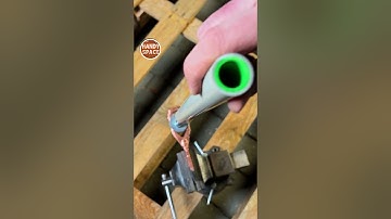 Unexpected PVC Pipe Trick for an Axe Handle! #tools #tricks