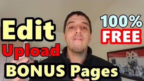 Edit And Upload My Free Bonus Page Templates With NVU