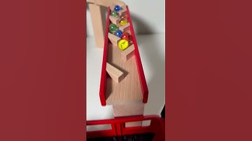 Marble Track DIY Haba lego duplo train #ASMR  #マーブルラン #haba #games #satisfying  #marblerun