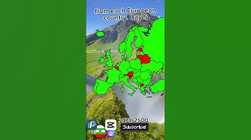from each Europeancountry. Day 5 #like #subscribers #mapper #mapping #map #europe #mapchart