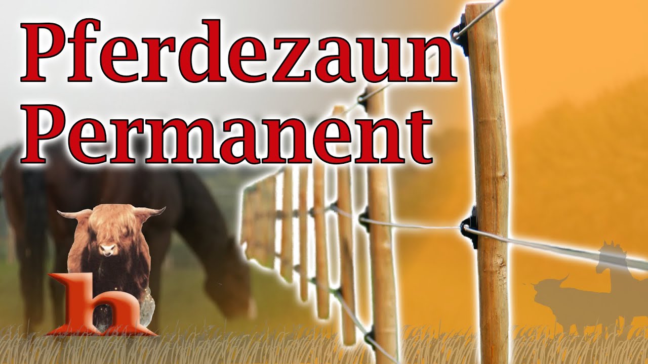 Montage Weidezaun Pferde - Highland Stall & Weide - 10 Jahre Garantie