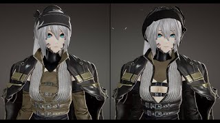 XM3 and her MOD3 from Girls' Frontline in Code Vein's Character Creation