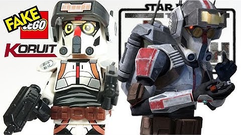 Fake Lego New Tech Bad Batch series full armor Custom Minifigure by KORUIT XP 367