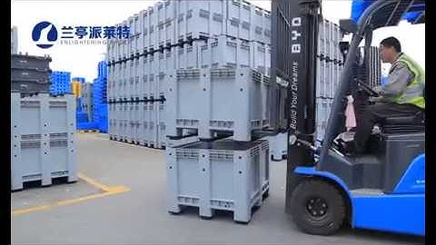 Why choose this solid plastic pallet box 1200x1000x760mm ?