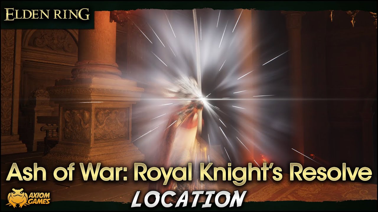 Elden Ring - Ash of War: Royal Knight's Resolve Location - YouTube